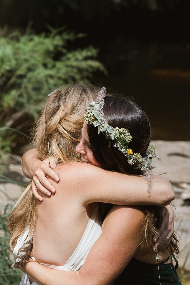 outdoor weddings photos taken near a river at Hoekwil Garden Route during a wedding shoot with moi du toi photography