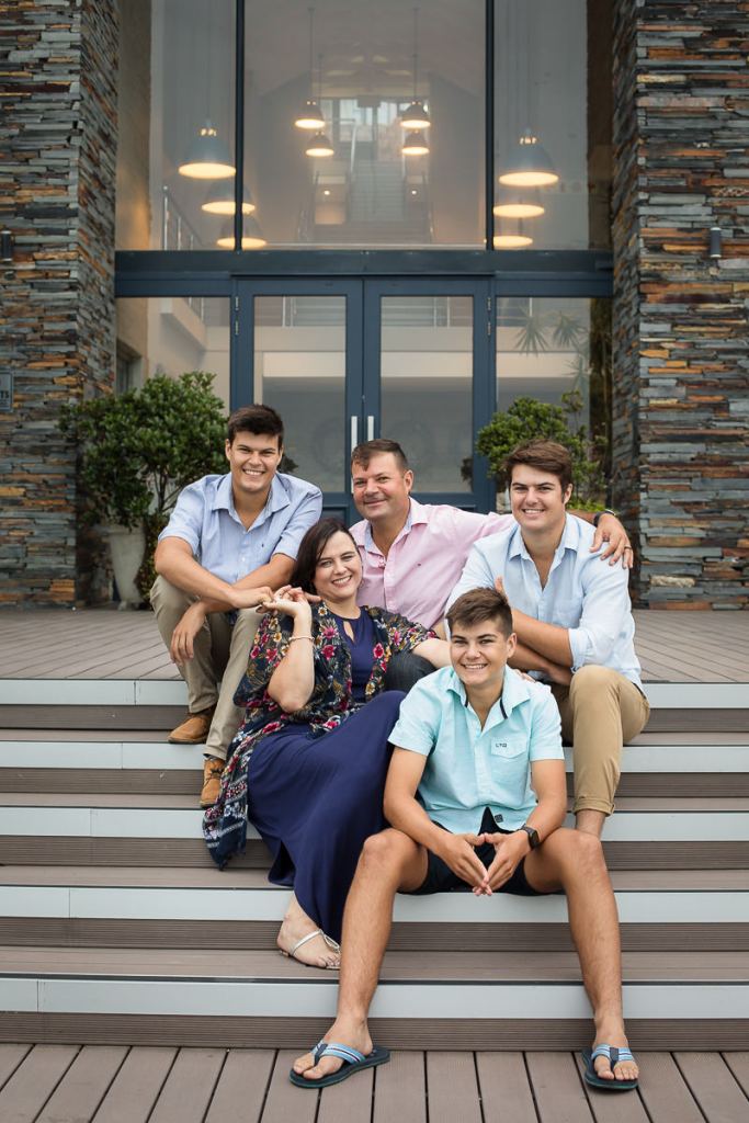 family of five photo shoot brenton on sea knysna