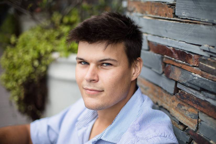 handsome young man family photo shoot brenton on sea knysna