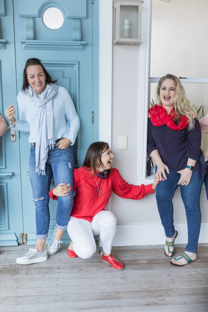 ladies group photoshoot at Myoli Beach house Sedgefield
