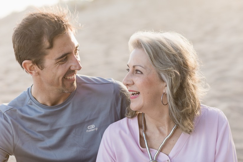 mother and son sunset family photo session at Myoli Beach Sedgefield photographer moi du toi