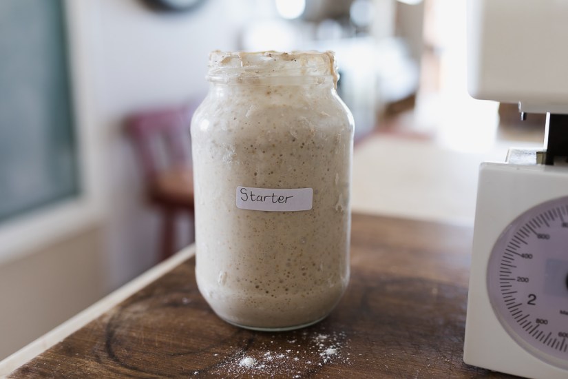 sourdough starter bottle personal branding photoshoot Cola Beach sedgefield knysna